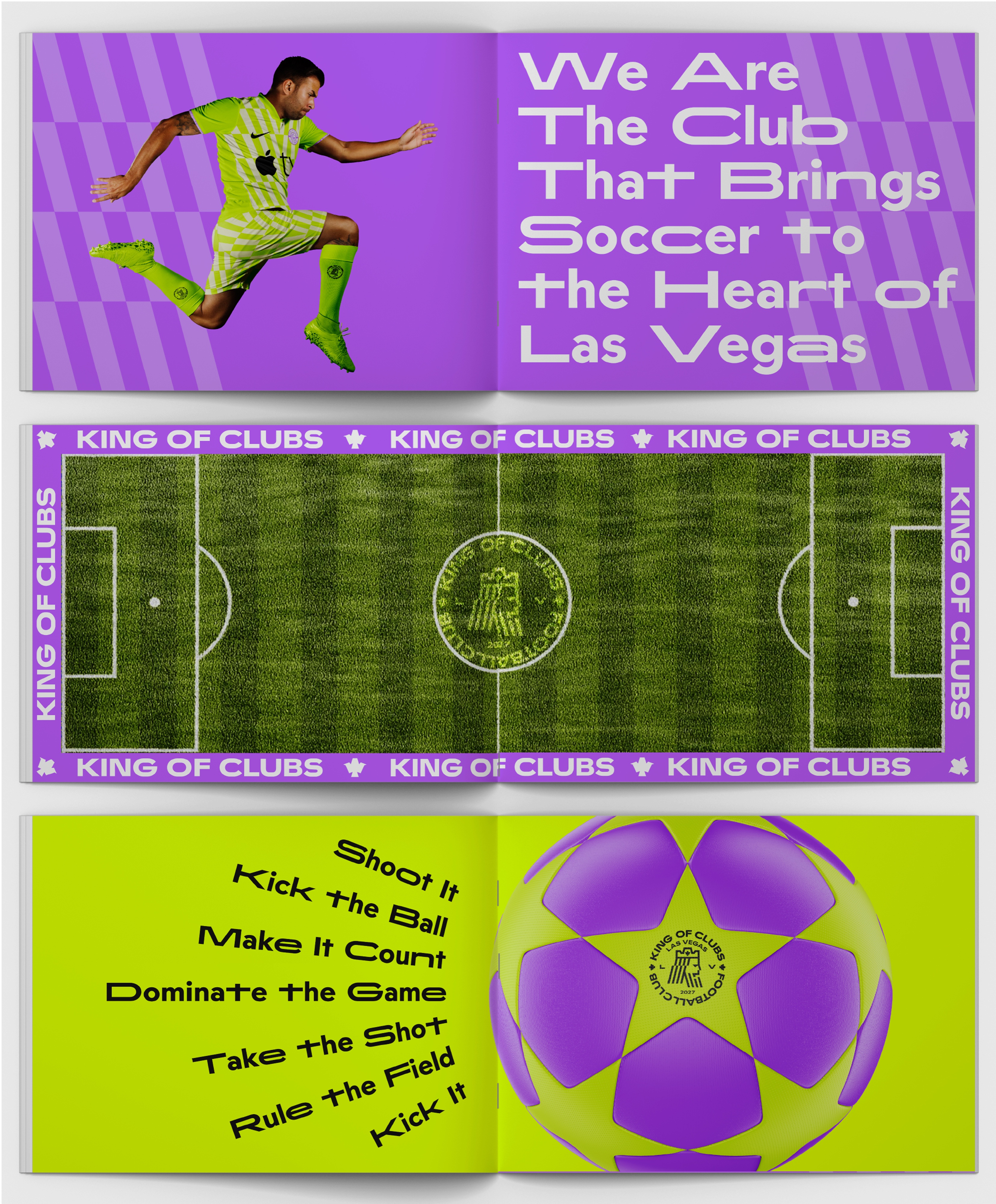King of Clubs letter-size print spreads