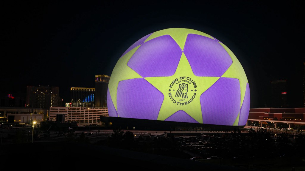 King of Clubs branding on the Las Vegas Sphere